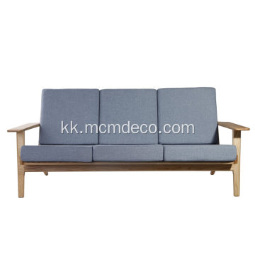 Hans Wegner Fabac Plank 3 орындық креслолары